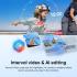 Insta360 GO 3S Standard Edition - 128 GB White 4K Tiny Portable Vlogging Camera, Hands-Free POVs, Mount Anywhere, Stabilization, 140 Min Battery Life, 10m Waterproof, Apple Find My, Pet POV - White